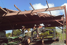Hurricane damage to Waiakea