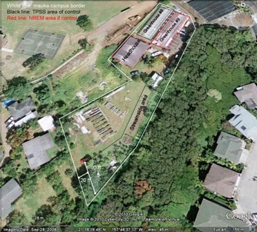 Mauka Campus aerial view