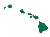 map of state of hawaii