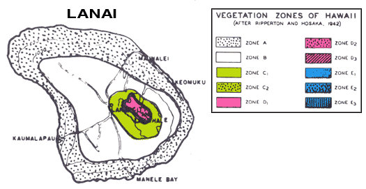 Lanai zone map