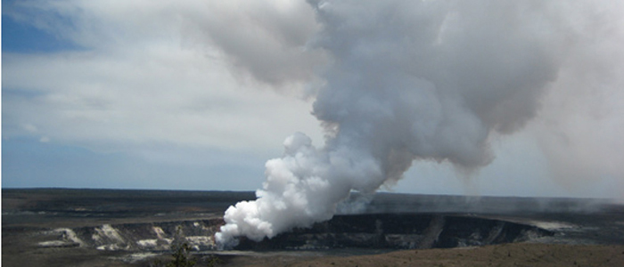 Halemaumau crater eruption