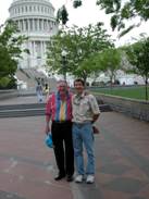 Dr. Kaufman with Mathew Evans, FASLA Landscape Architect of the Capital, D.C.