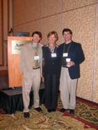 Dr. Kaufman at CELA Vancouver with Dr. Margret Livingston and Dr. David Myers.