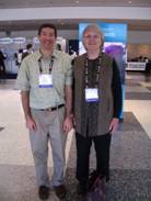Dr. Kaufman at ASLA San Francisco with Clare Cooper Marcus