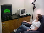 person sitting in a chair