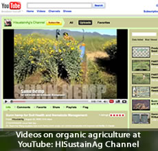 Videos on Sustainable Agriculture at YouTube: HIsustainag