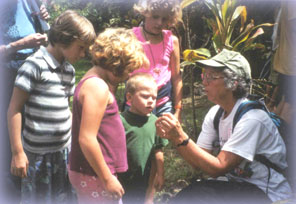 Debbie Ward with Youth
