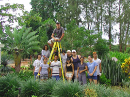 Students from HCC service club construct animal garden