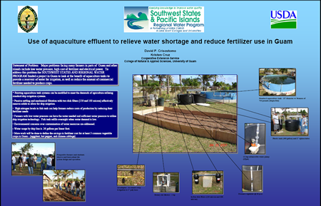 Use of Aquaculture Effluent conference poster