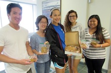 FSHN Council holding pies