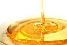 Honey being poured