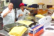Chef Mark and helper