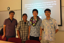 Zhijun Zhan after defending his thesis