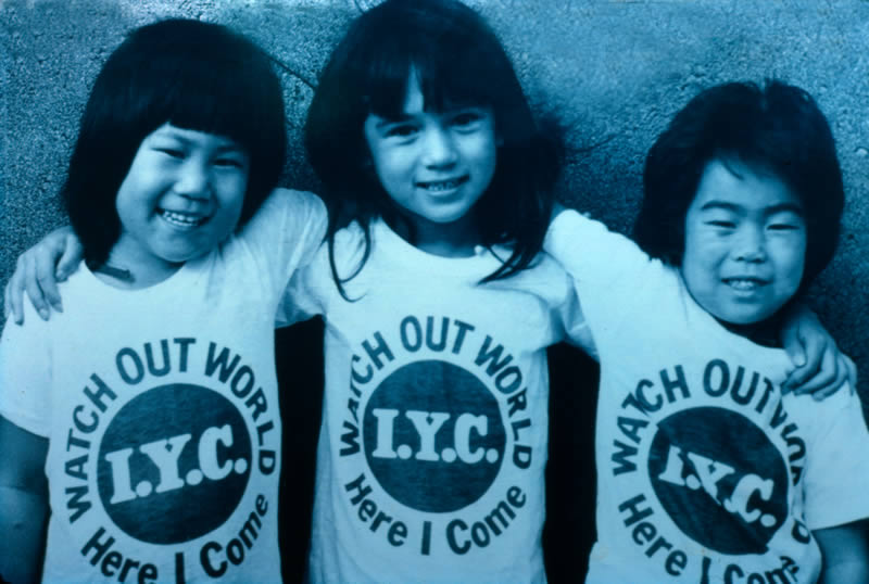 Keiki take part in college festivities for the International Year of the Child, declared by the United Nations Educational, Scientific and Cultural Organization (UNESCO) in 1979.
