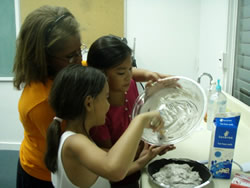 Girls cooking