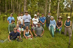 J.B. Friday with his first class of Hawai‘i Forest Stewards.