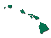 Map of Hawaiian Islands